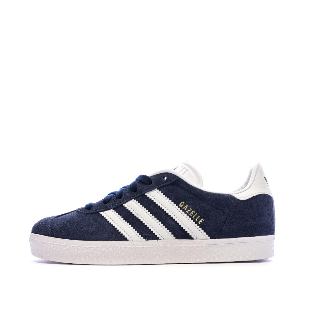 Baskets Gazelle Marine Mixte Adidas pas cher