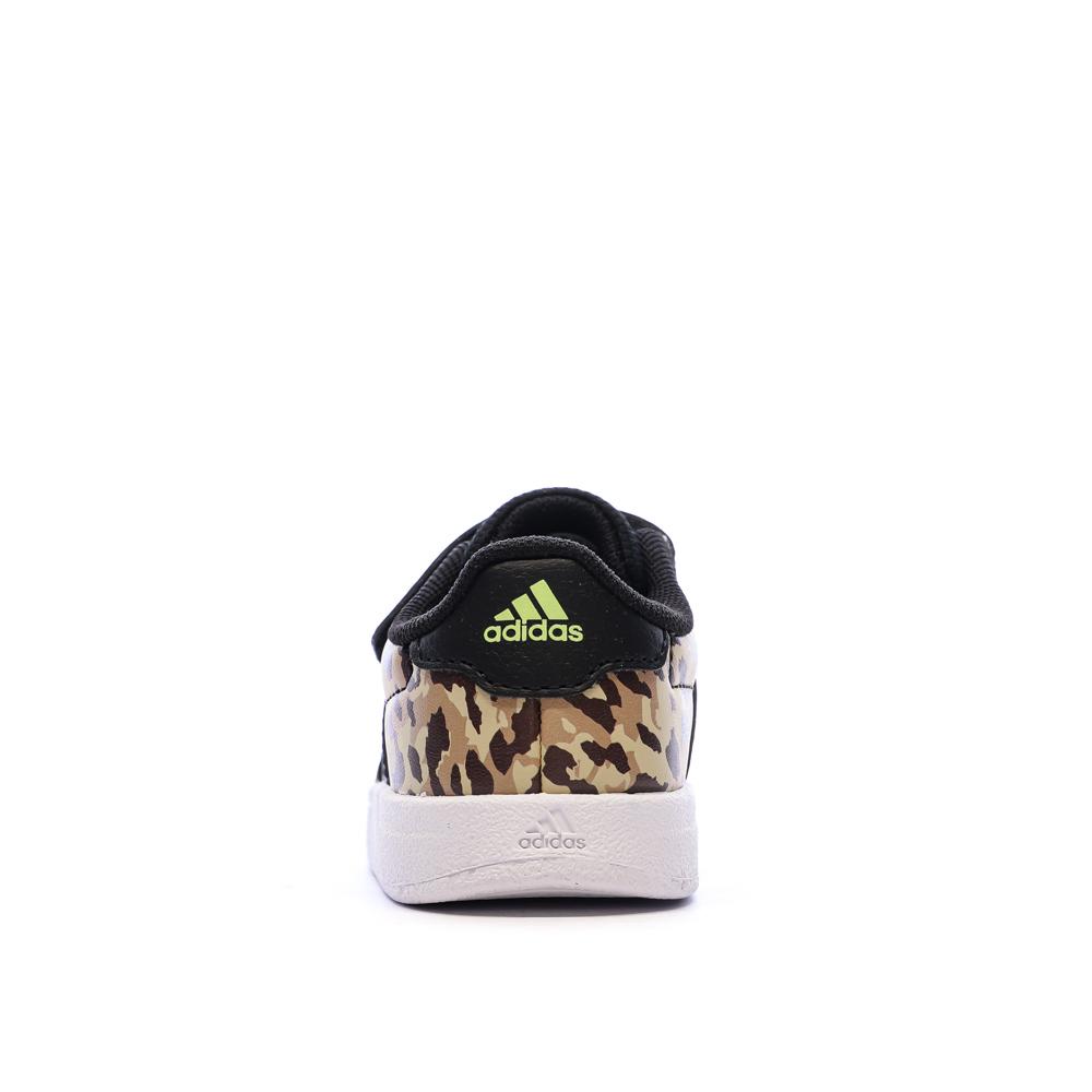 Baskets Noire/Marron Fille Adidas Breaknet vue 3