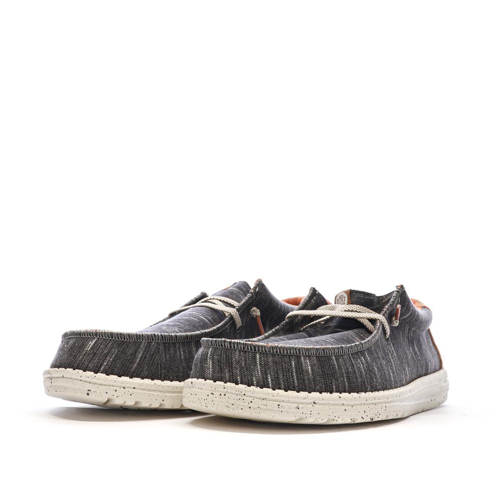 Chaussures Grises Chiné Homme Hey Dude Wally Jersey vue 6