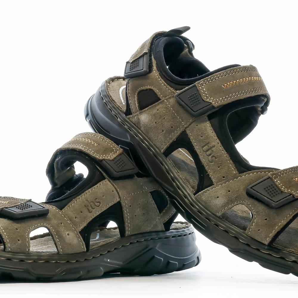 Sandales Marron Homme TBS JAIMMYE vue 7