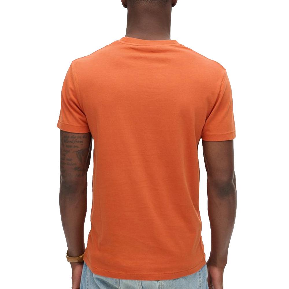 T-Shirt Orange Homme Superdry Essential vue 2