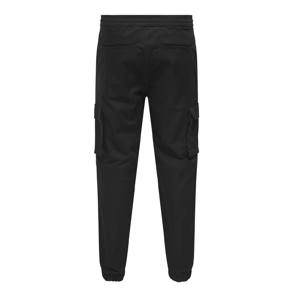 Pantalon Cargo Noir Homme Only & Sons Regular 5750 vue 2