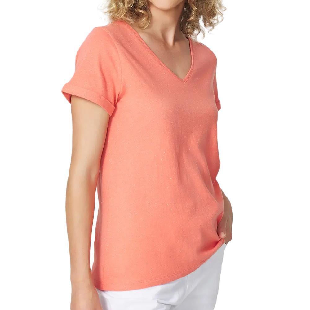 T-shirt Corail Femme TBS ADINATEE pas cher