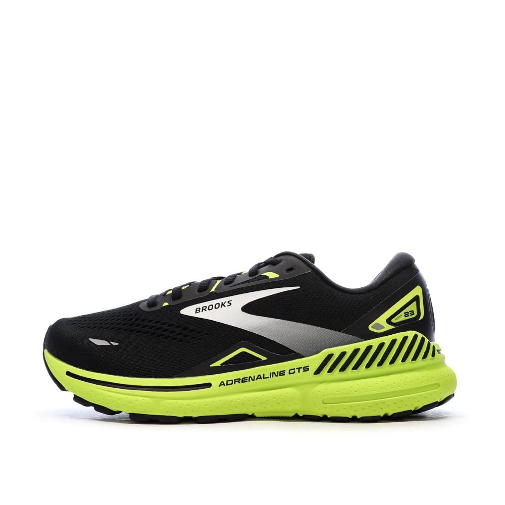 Chaussures de Running Noires Homme Brooks Adrenaline GTS 23 pas cher