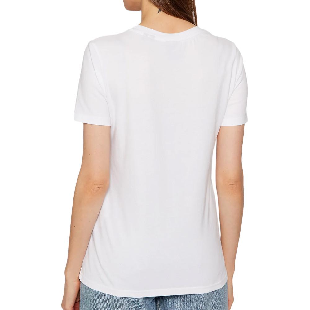 T-shirt Blanc Femme Superdry Vl Ns vue 2
