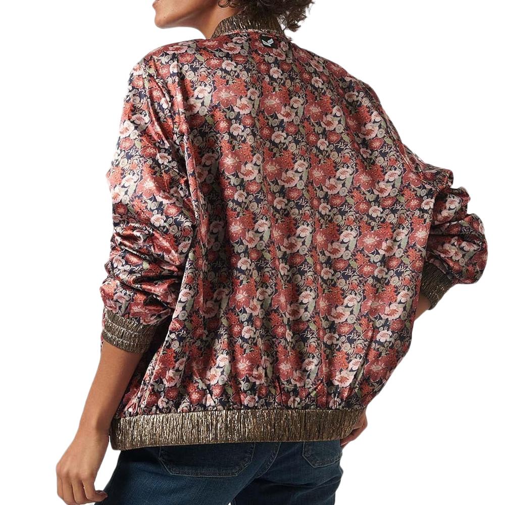 Veste Fleuris Rouge/Noir Femme Kaporal PILE vue 2