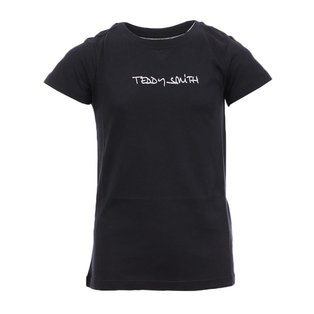 T-shirt Bleu Fille Teddy Smith Ticia pas cher