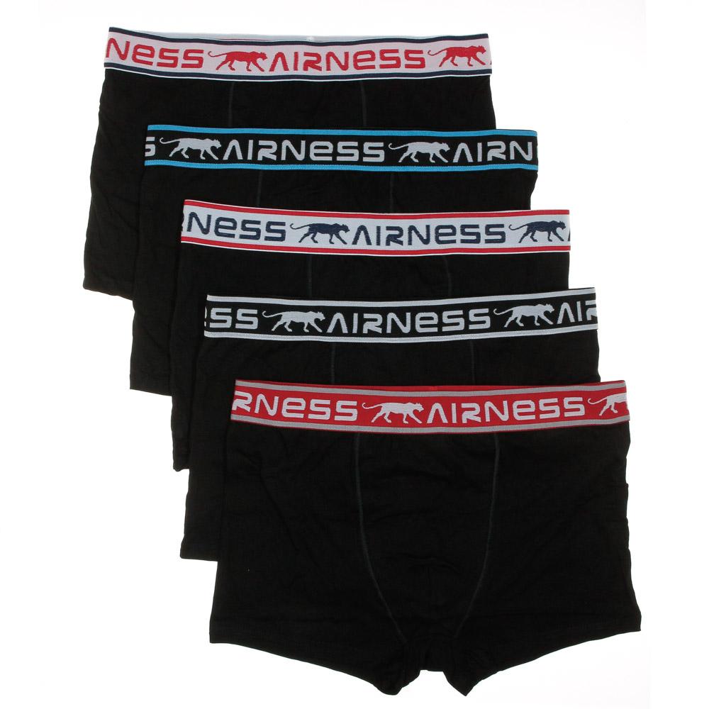 X5 Boxers Noir Homme Airness 322 pas cher