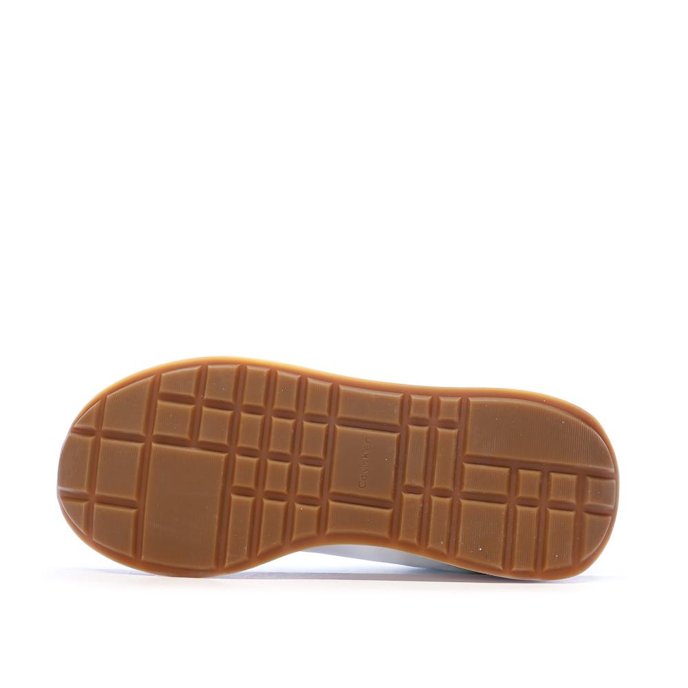 Baskets Blanc/Rouge Femme Calvin Klein Jeans Retro vue 5