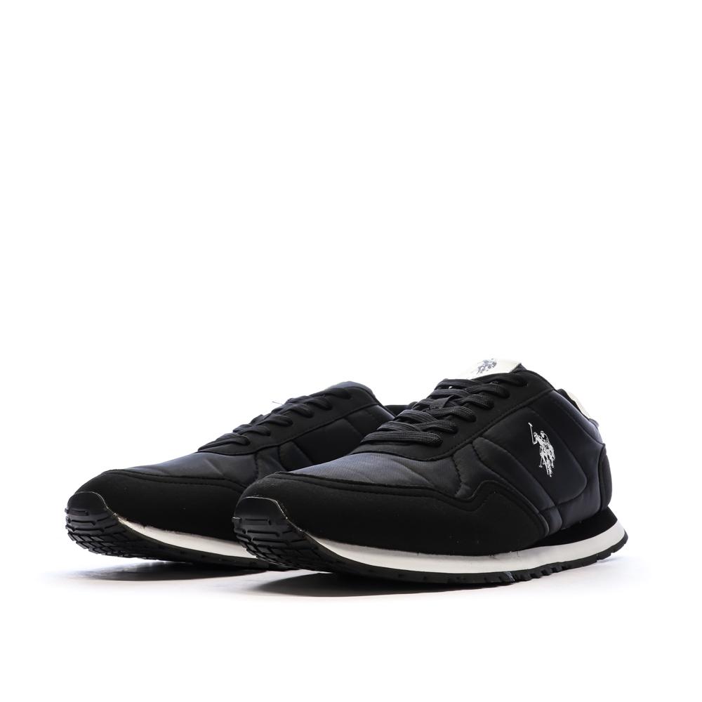 Baskets Noires Homme US Polo ASSN Sneakers vue 6