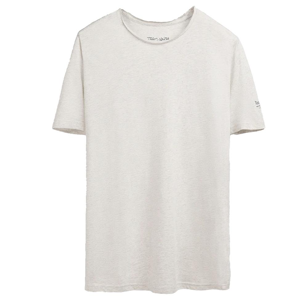 T-shirt Beige Homme Teddy Smith T-geo pas cher