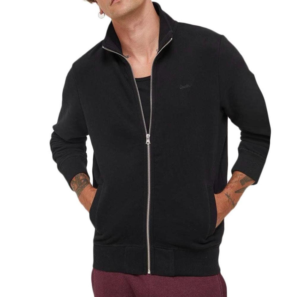 Sweat Zippé Noir Homme Superdry M2013117A pas cher