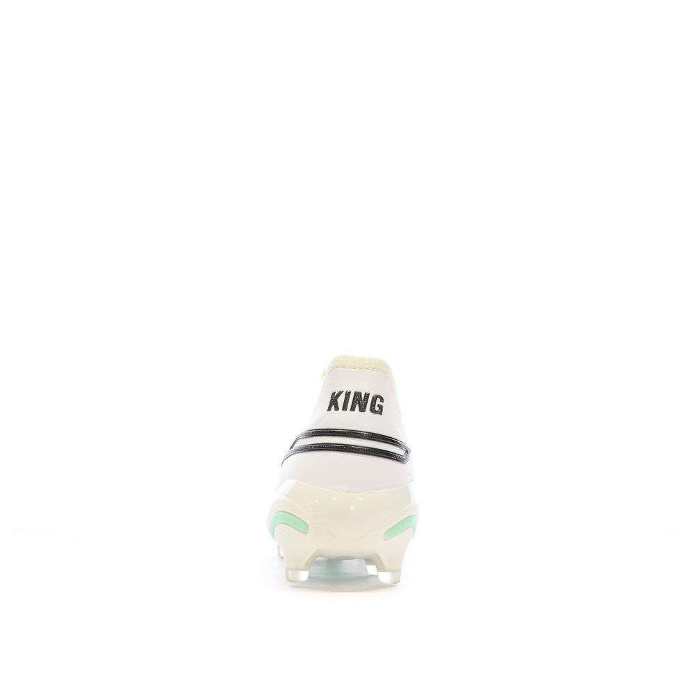 Chaussures de Football Blanc/Vert Homme Puma King Ultimate 107097 vue 3