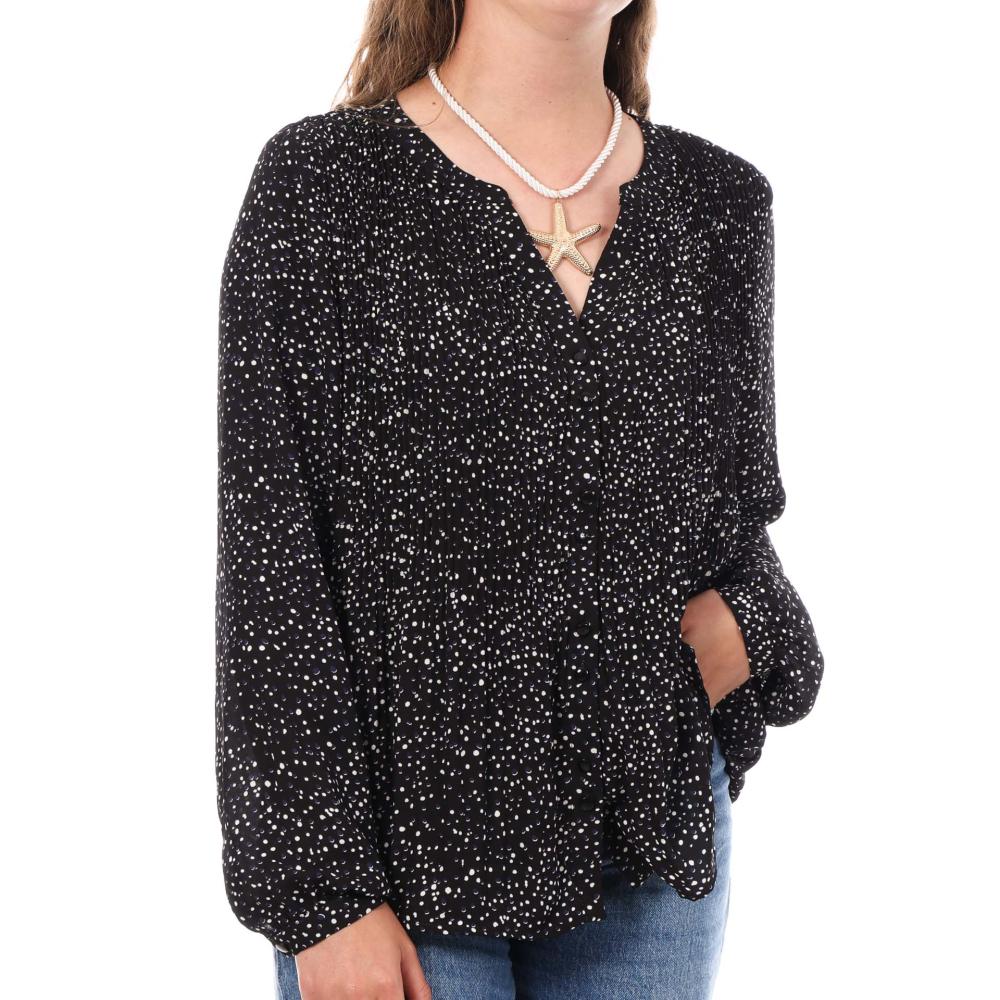 Chemise Noire à Motifs Femme Teddy Smith Phyl pas cher