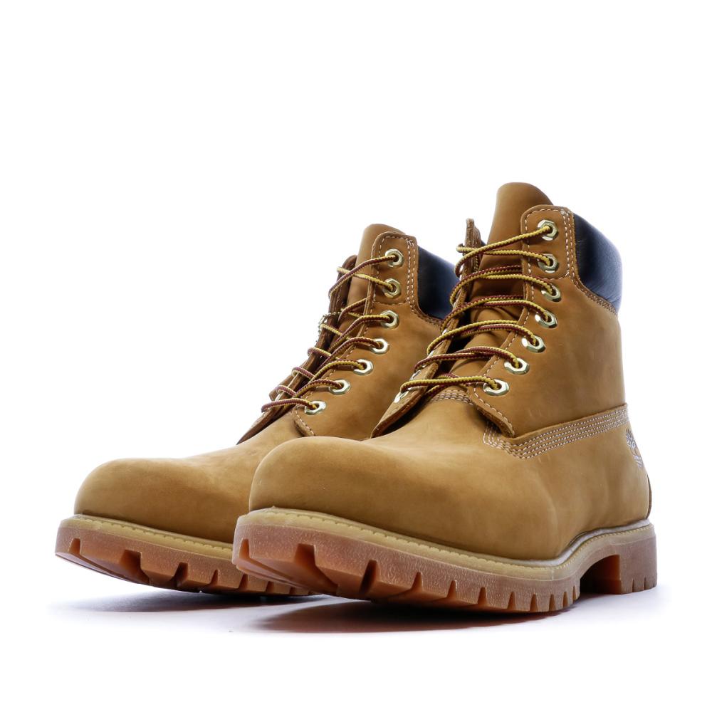 Boots Camel Homme Timberland AF 6IN PREM BT WHEAT vue 6