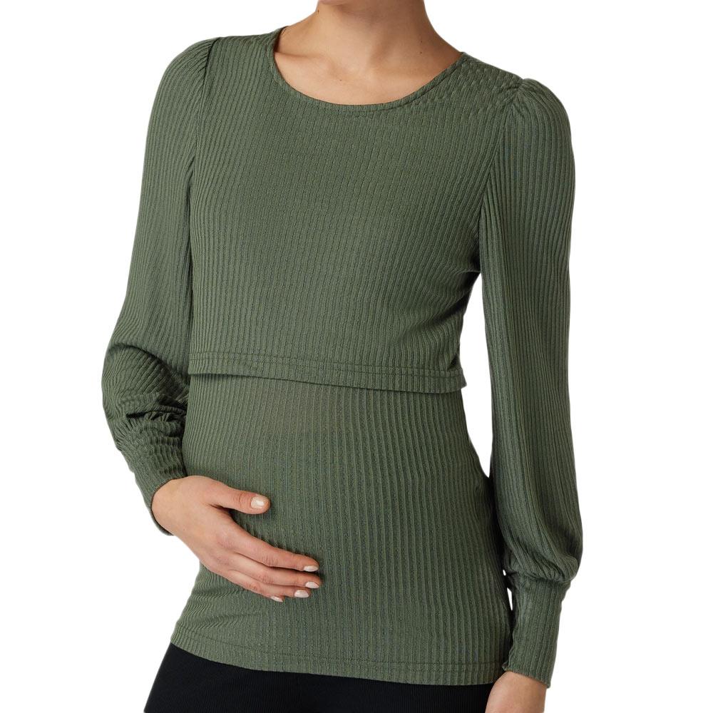 Blouse Verte Femme Mamalicious June pas cher