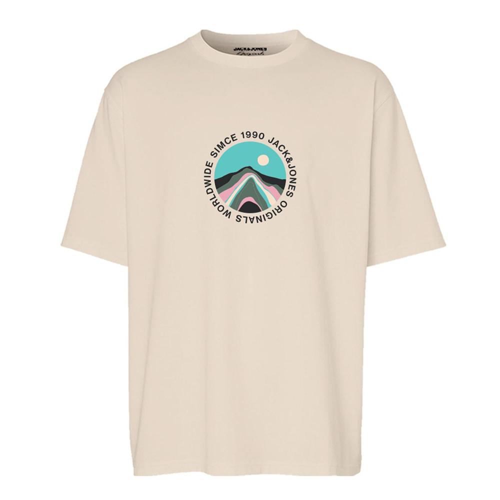 T-shirt Beige Homme Jack & Jones Lafayette pas cher