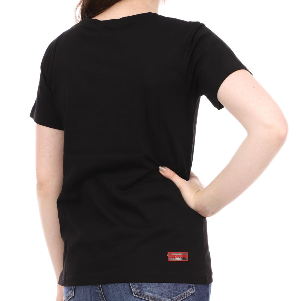 T-shirt Noir femme Supreme Grip Mary vue 2