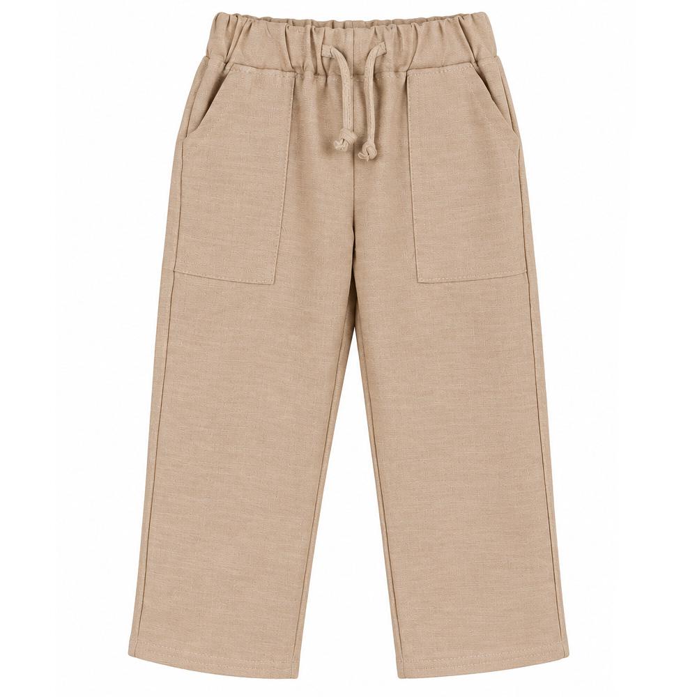 Pantalon Beige Bébé P'tit Mome Antoine pas cher