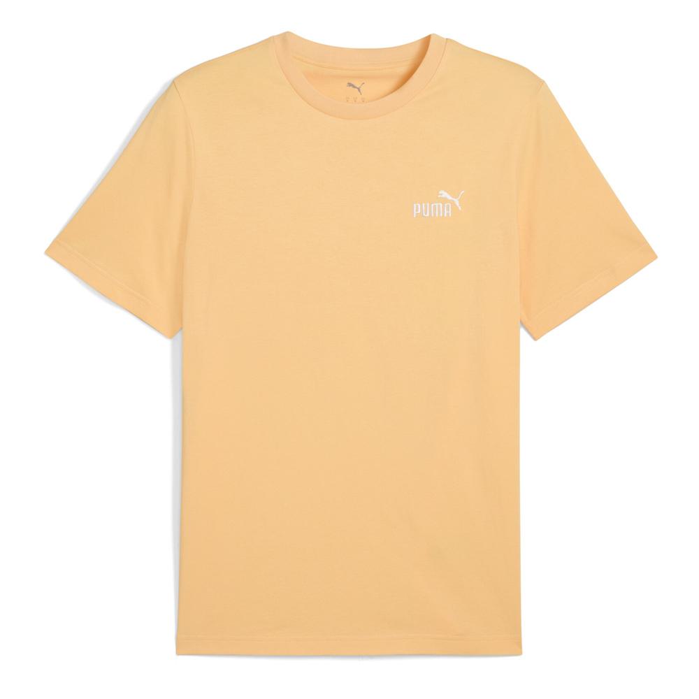Orange T-shirt Men's Puma Ess Small No. 1 Logo affordable