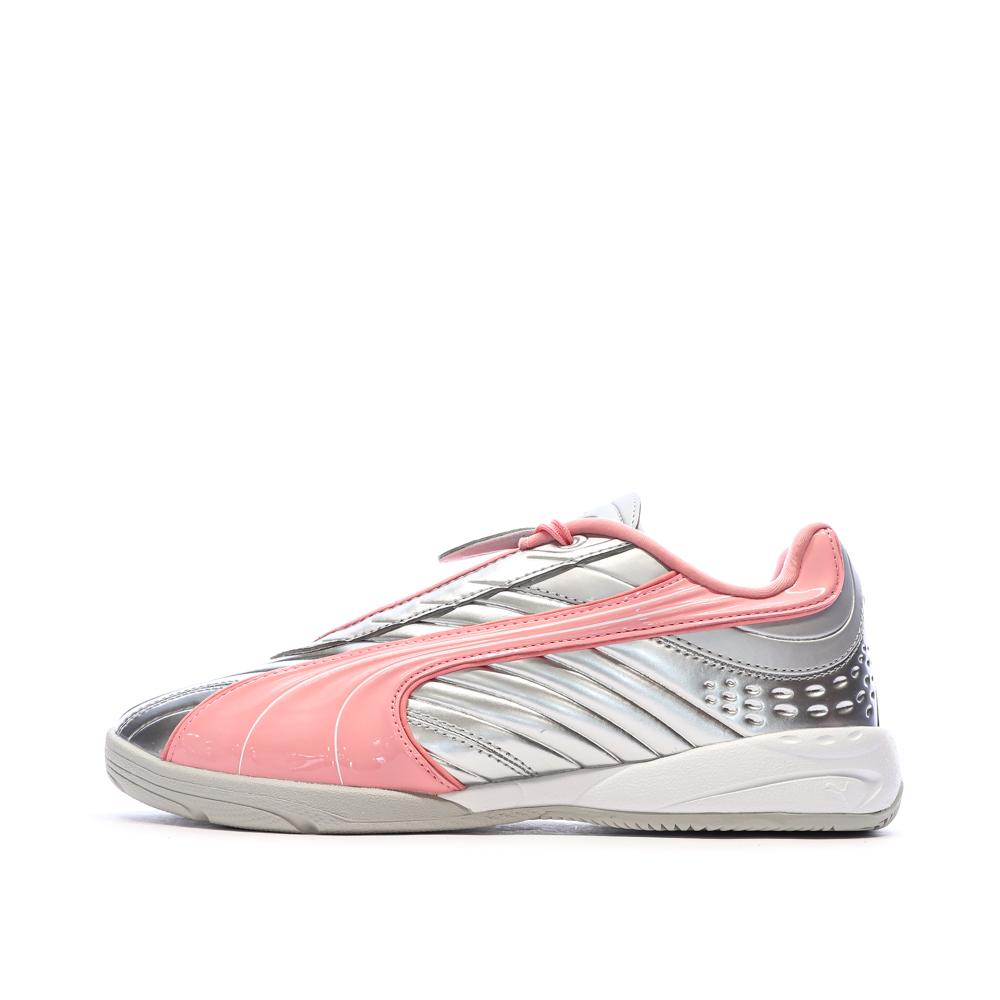 Baskets Argent/Rose Fille Puma V-s2 Goalgetter pas cher