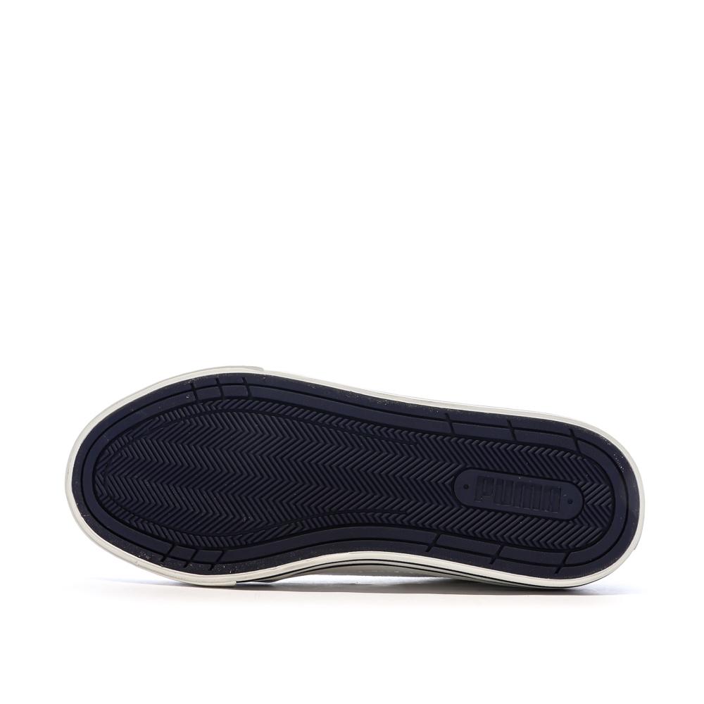 Baskets Blanc/Marine Homme Puma Court Classic vue 5