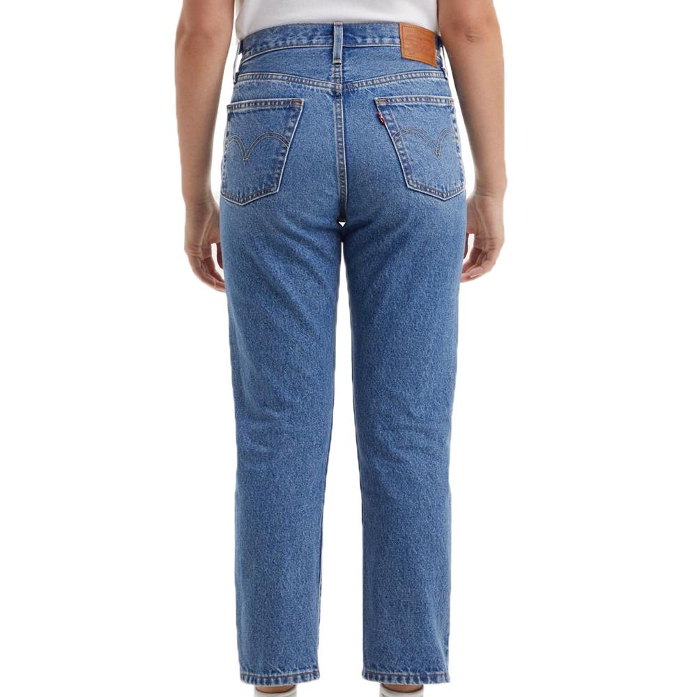 Jean Cropped Bleu Femme Levi's 501 36200 vue 2