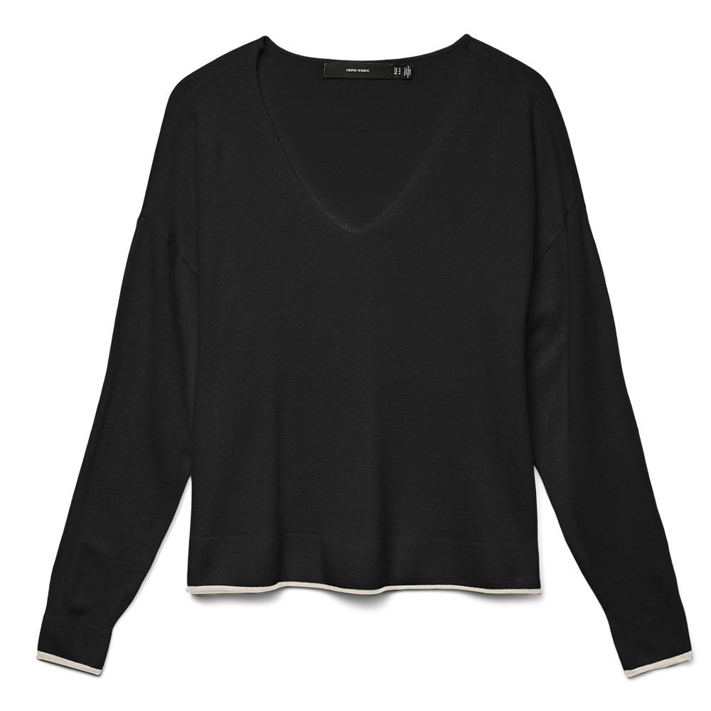 Pull Noir Femme Vero Moda Breezess pas cher