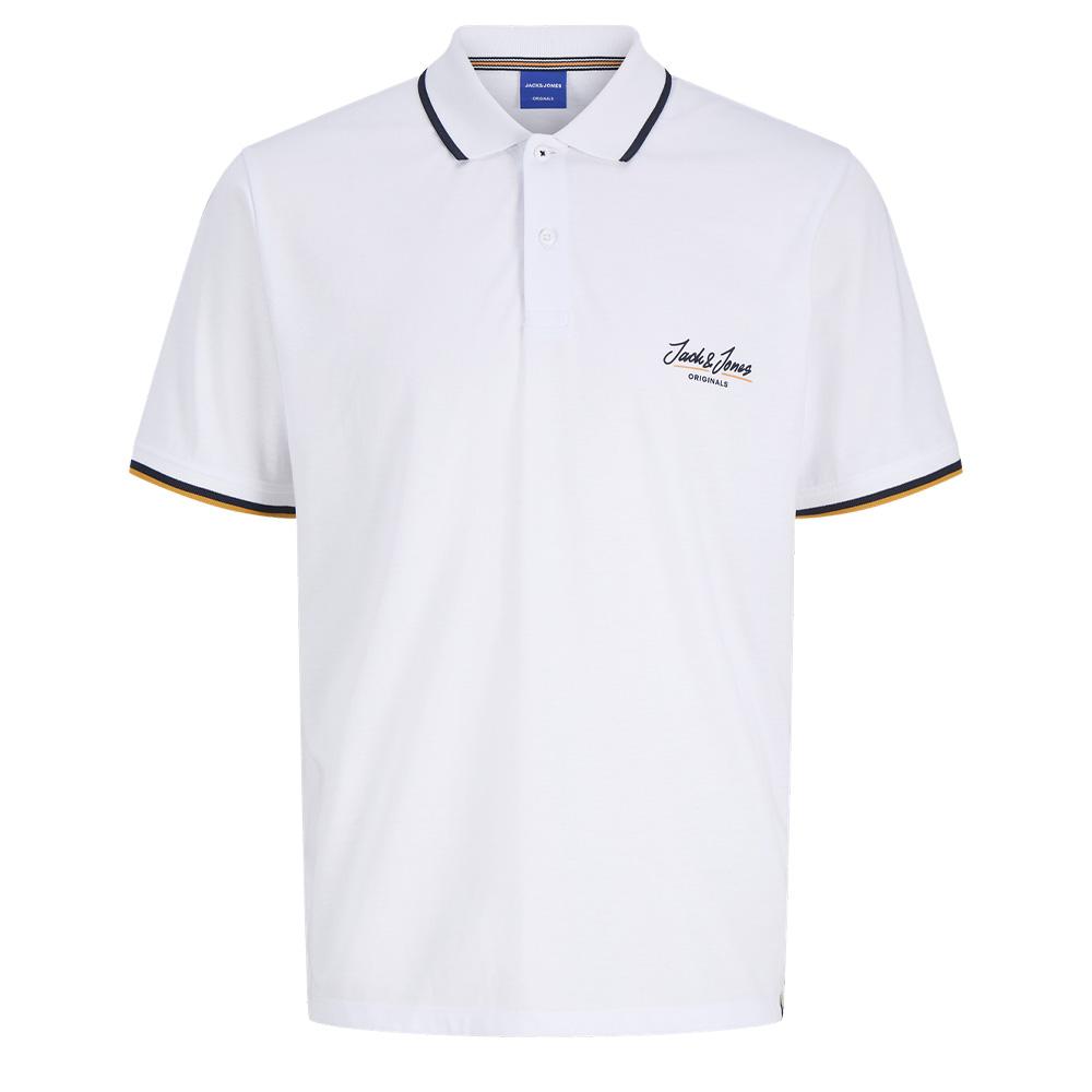Polo Blanc Homme Jack & Jones Jorten pas cher