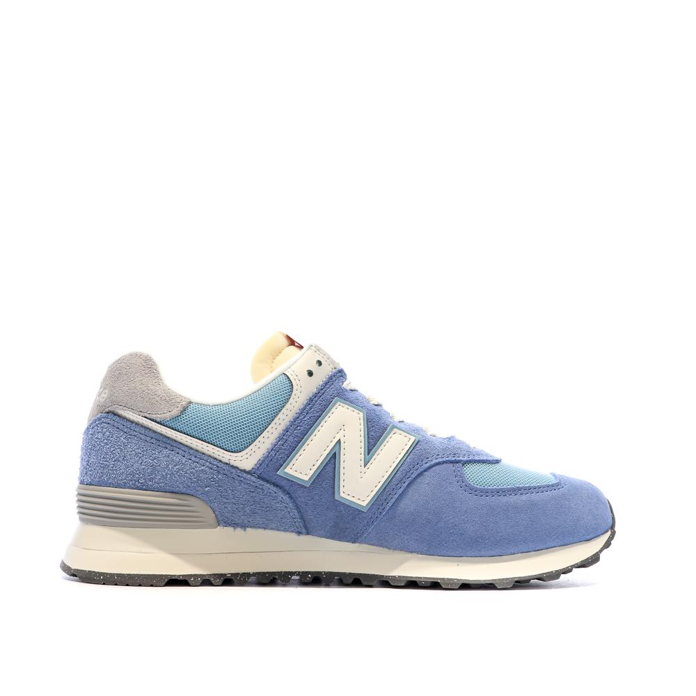 Baskets Bleu Clair Homme New Balance 574 vue 2