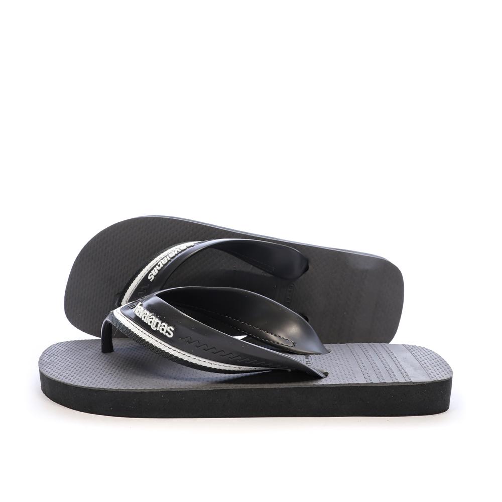 Tongs Gris Homme Havaianas Hybrid Free pas cher