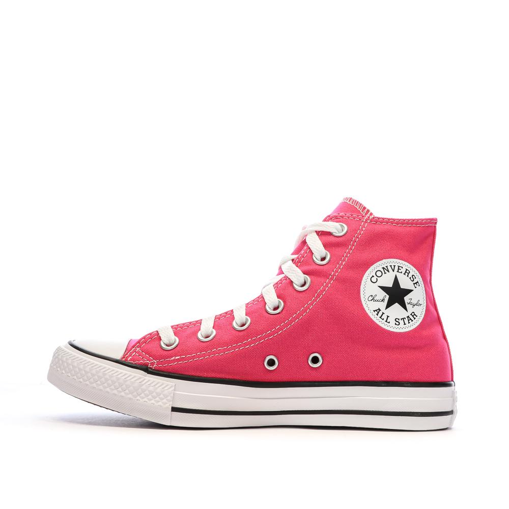 All Star Baskets montante Fuchsia Femme/Homme Converse pas cher