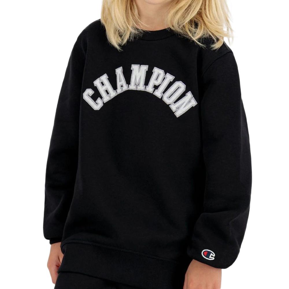 Sweat Noir Garçon Champion 305774 pas cher