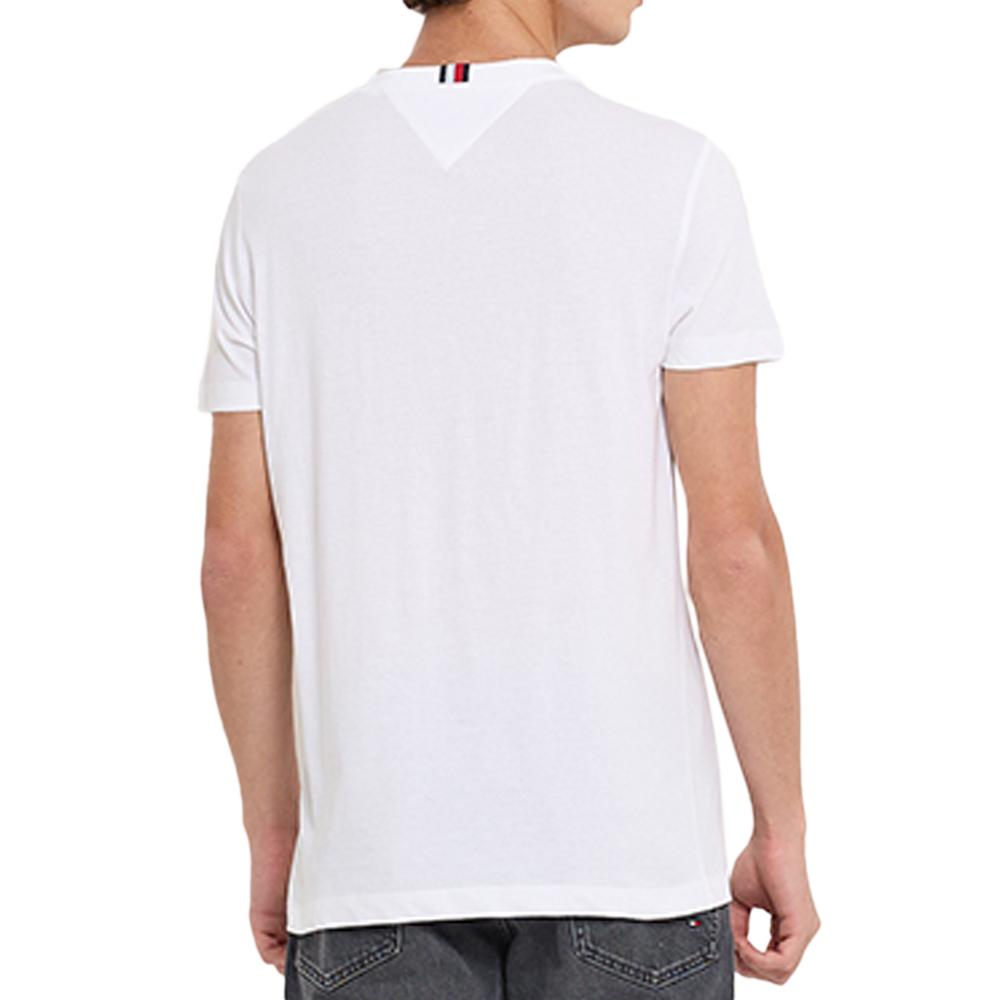 T-shirt Blanc Homme Tommy Hilfiger Printed vue 2