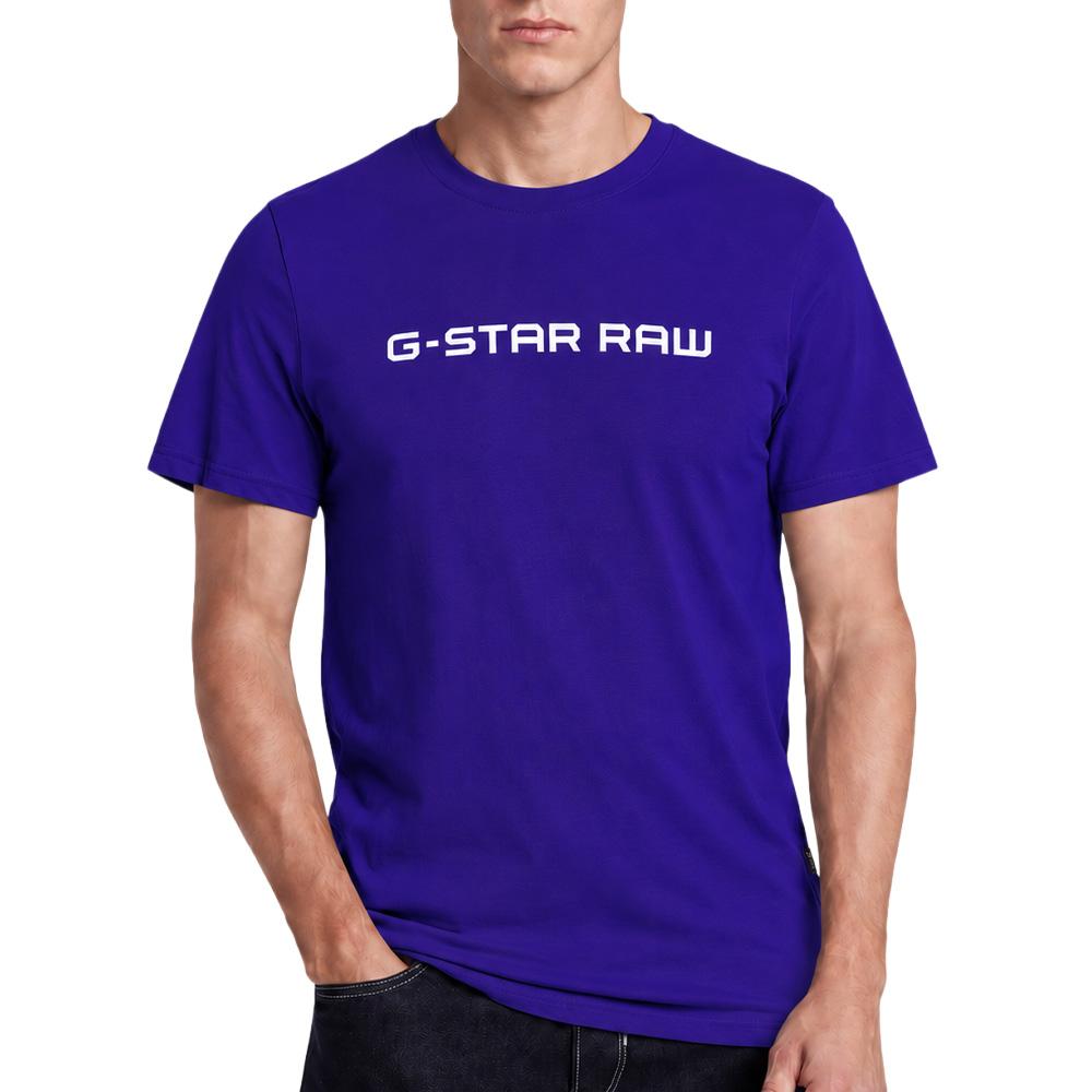 T-shirt Bleu électrique Homme G-Star Raw GD25950 pas cher