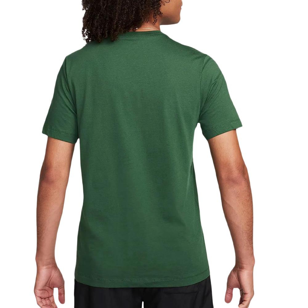 T-shirt Vert Homme Nike M Nsw Club Tee vue 2