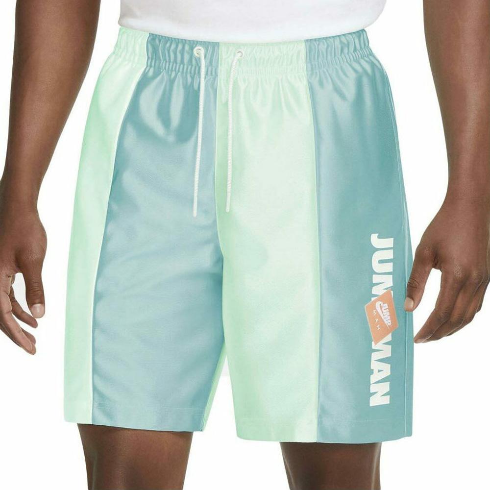 Short de Sport Turquoise/Bleu Homme Nike Woven pas cher