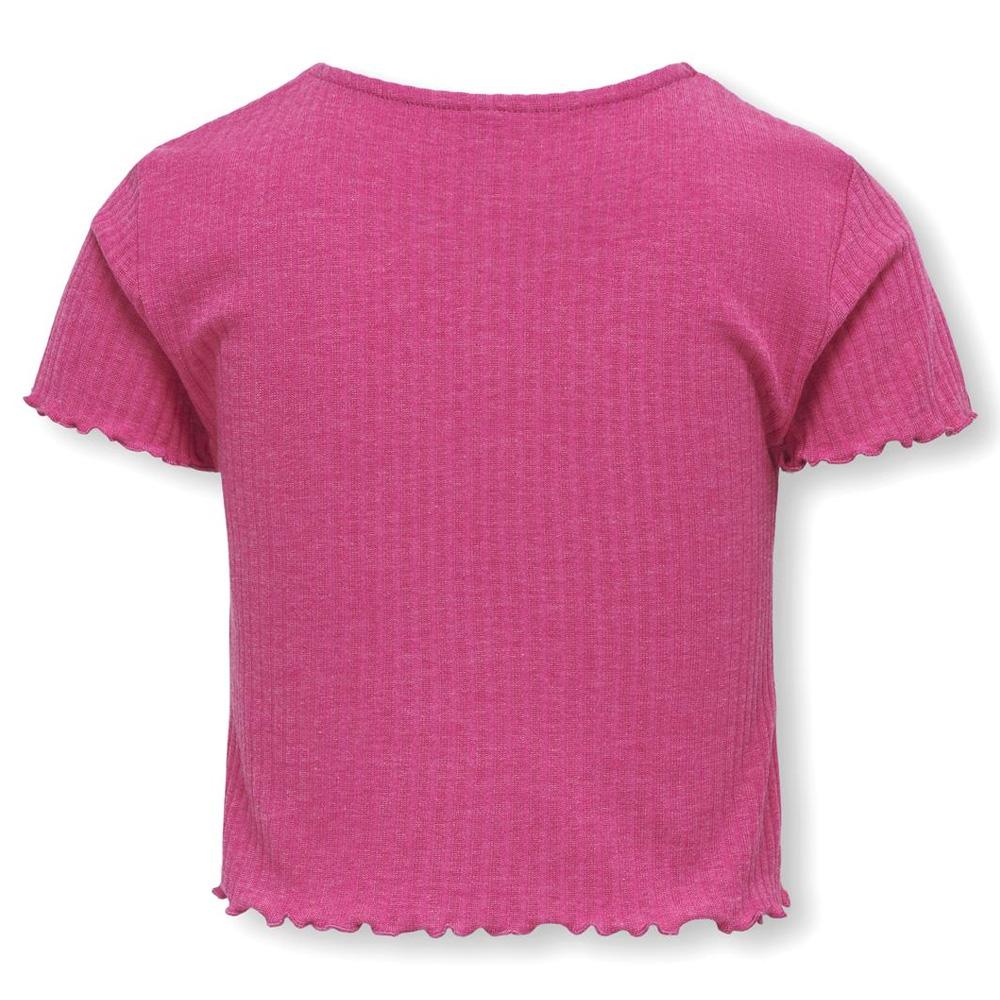 T-shirt Rose Fille Only Kids Ognella vue 2
