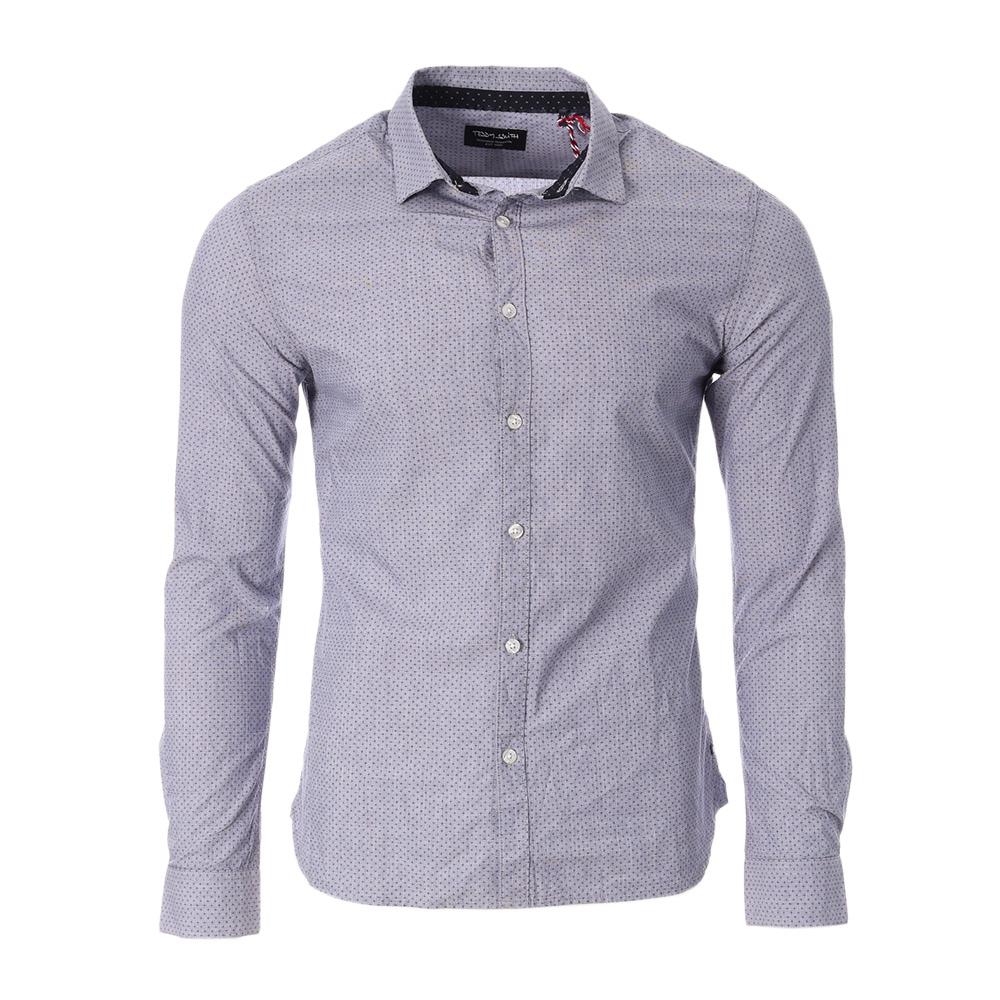 Chemises Bleu/Marine à Motifs Homme Teddy Smith Carton pas cher