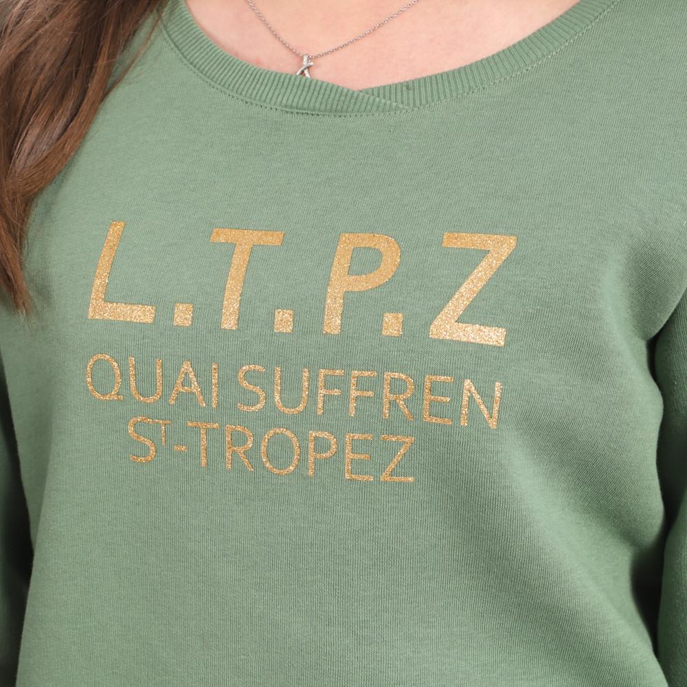 Sweat Vert Femme Les Tropéziennes Talweg vue 3