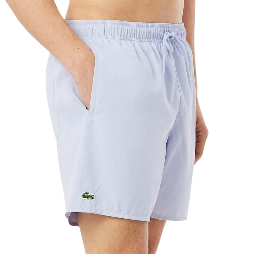 Short de bain Bleu Lacoste Homme Lengths pas cher