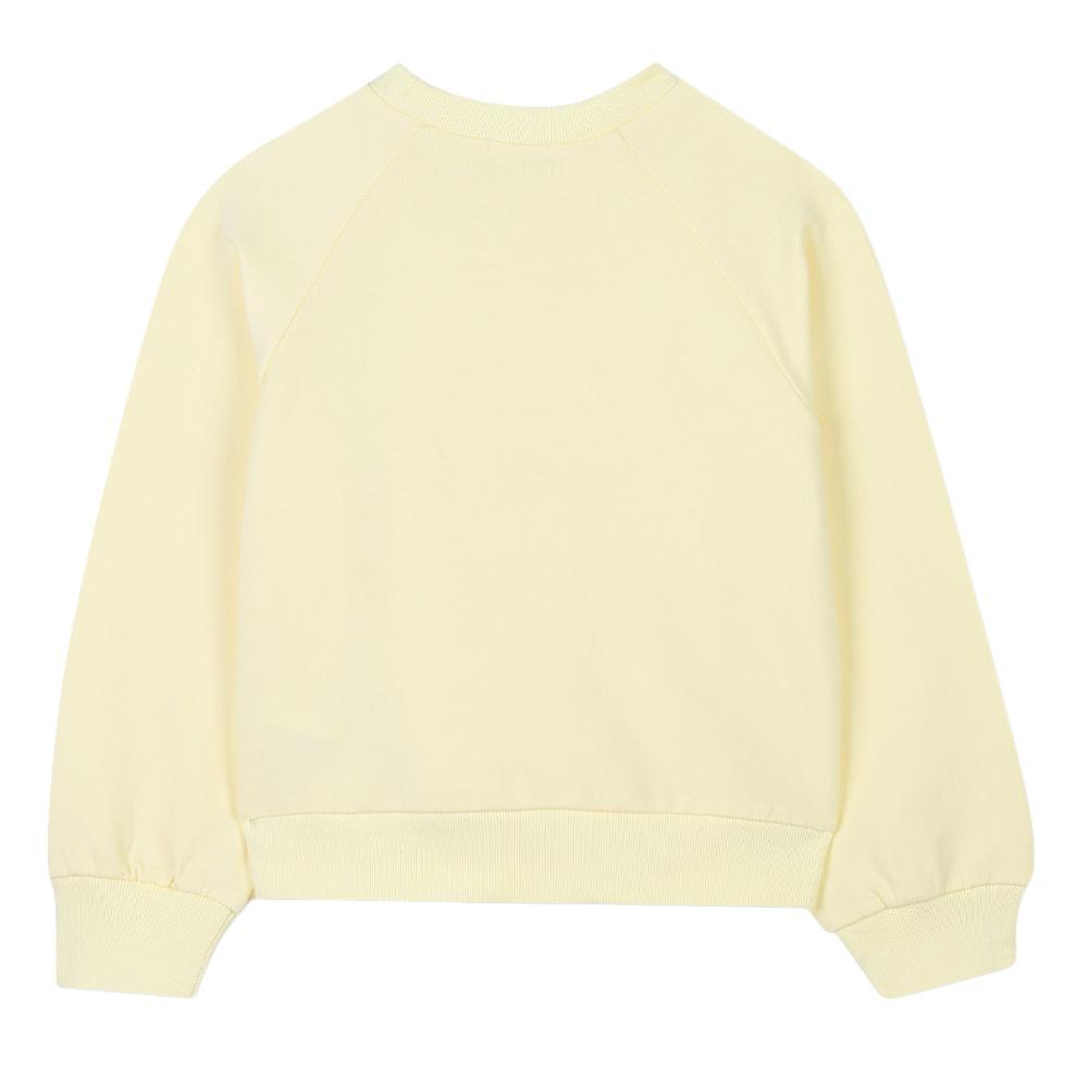 Gelbes Sweatshirt für Mädchen von Billieblush U20880 Yellow Ansicht 3