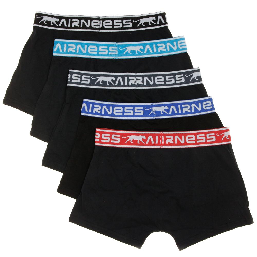 Lot de 5 Boxers Noirs Garçon Airness vue 2
