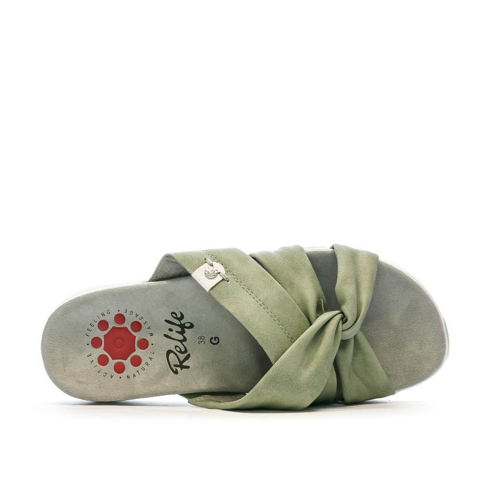 Sandales Vert Femme RELIFE Lisandra vue 4