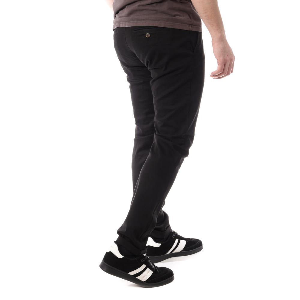 Chino Noir Homme Paname Brothers Costa vue 2