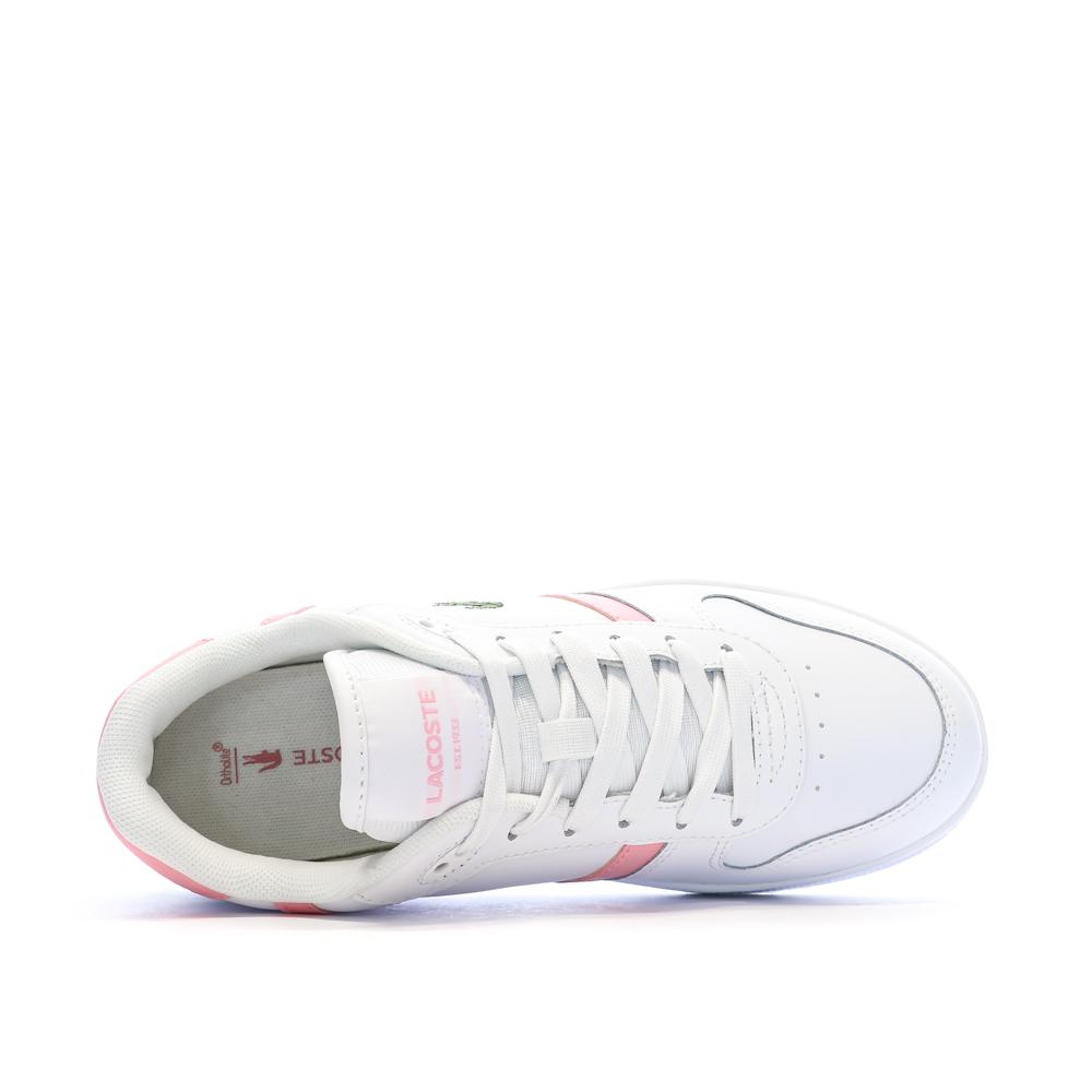 Lacoste T-clip Set 224 Women's White/Rose Sneakers Photo of the Espace des Marques %store% store - view of %key%