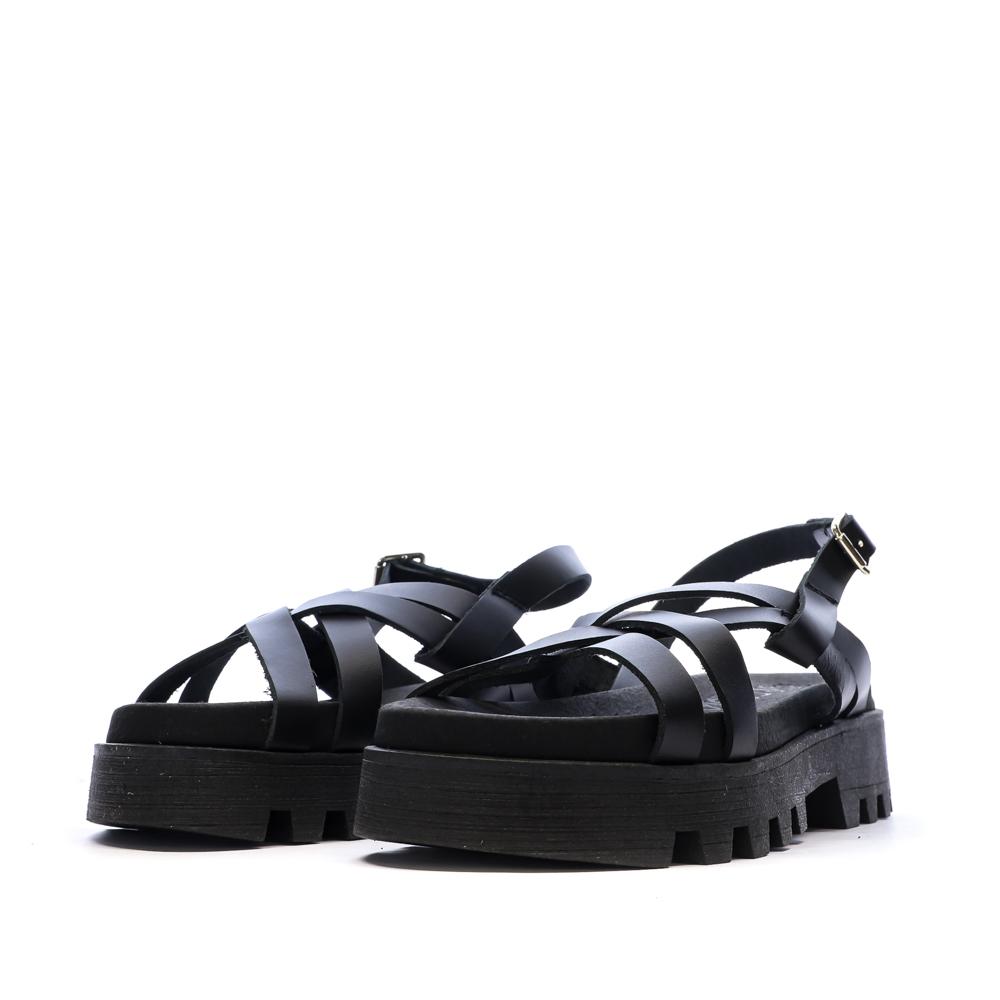 Sandales Noires Femme Pare Gabia Dafne vue 6