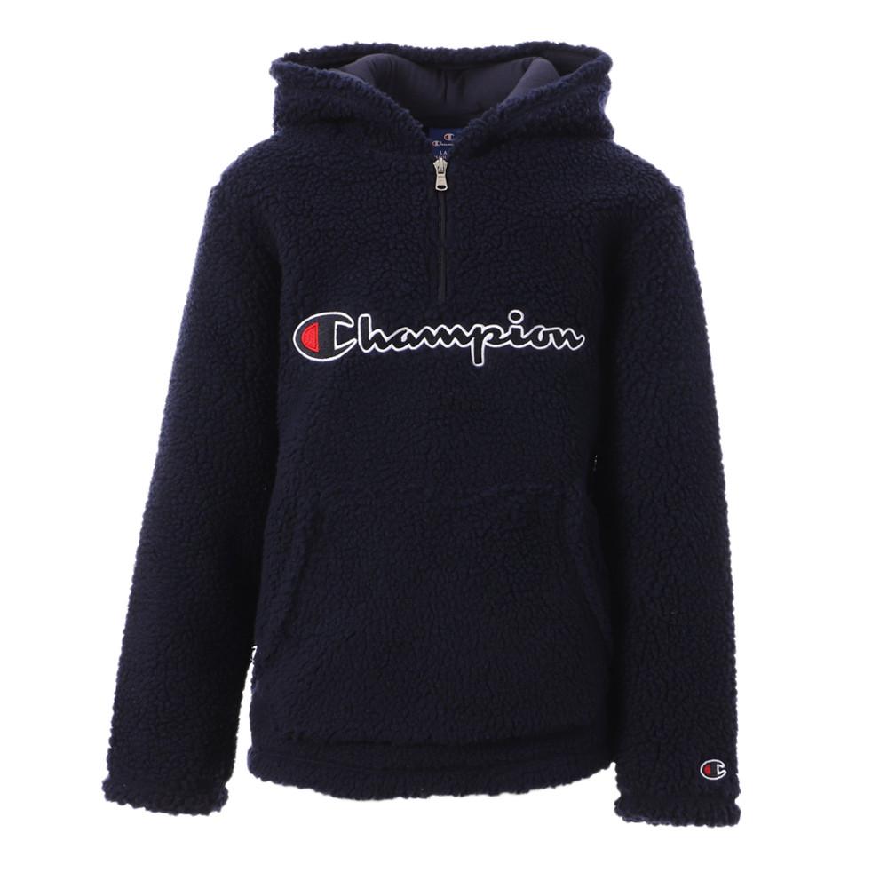 Sweat Marine Fille Champion Felpa pas cher