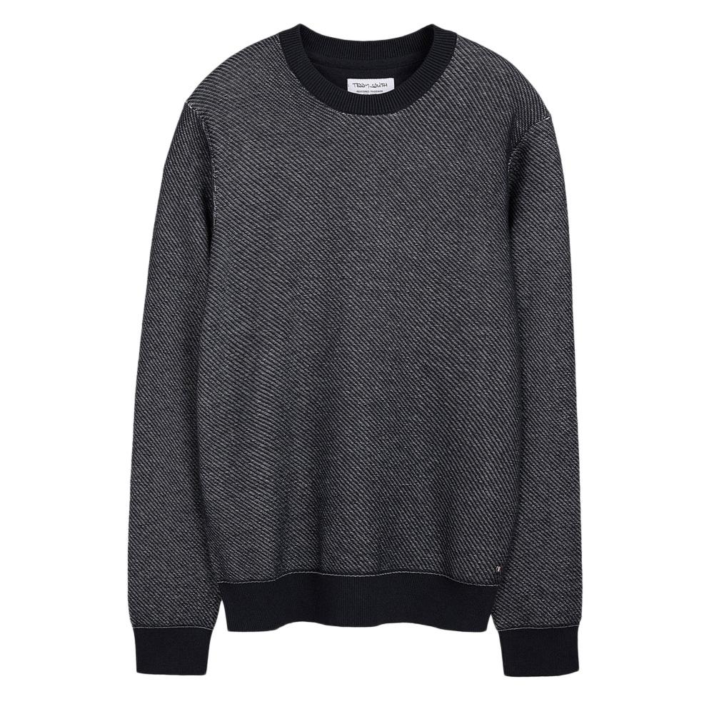Pull Marine Homme Teddy Smith Milan vue 3