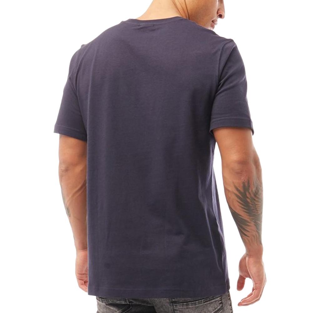 T-shirt Marine Homme Adidas SST EMB vue 2